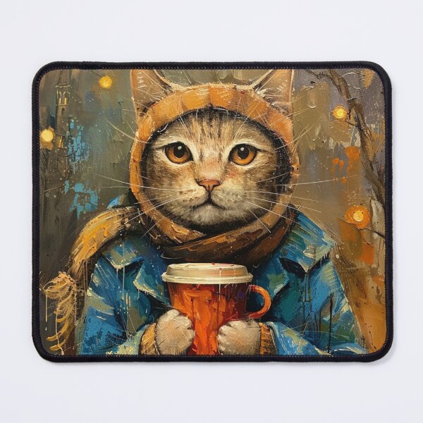 Item preview, Cat Coffee Winter designed and sold by Myra365Art.