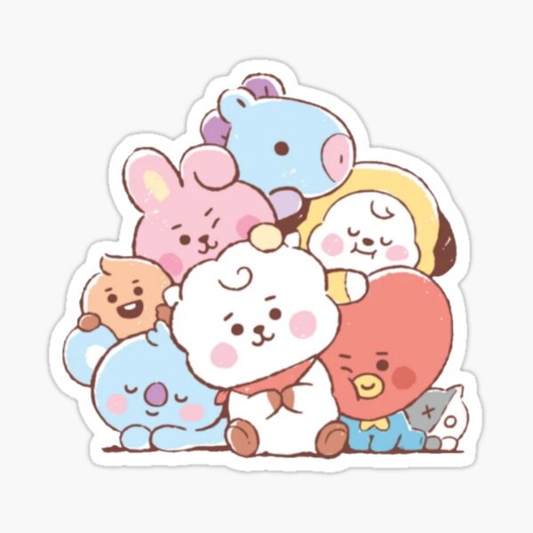 Artikel-Vorschau von BT21, designt und verkauft von PRINTIO.