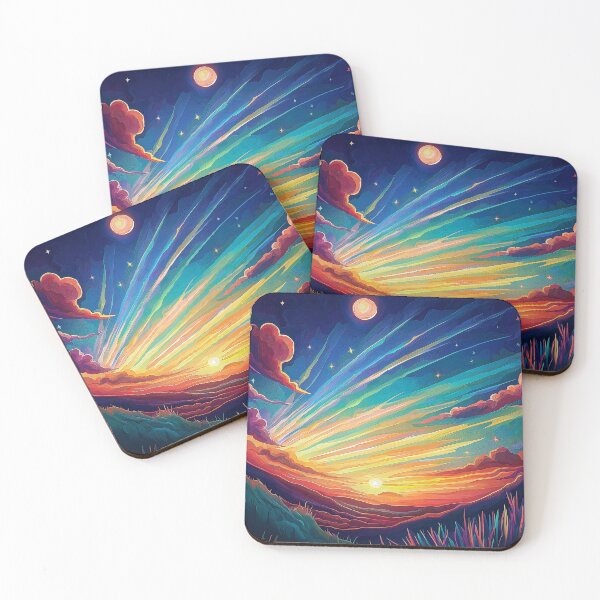 Item preview, Fantasy Dreamscape - Sun and Moon Digital Painting designed and sold by Fantasy Masterpiece.