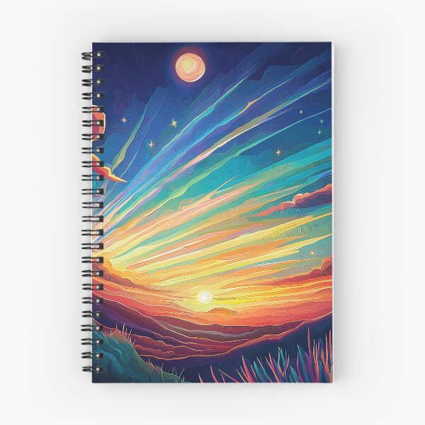 Item preview, Fantasy Dreamscape - Sun and Moon Digital Painting designed and sold by Fantasy Masterpiece.