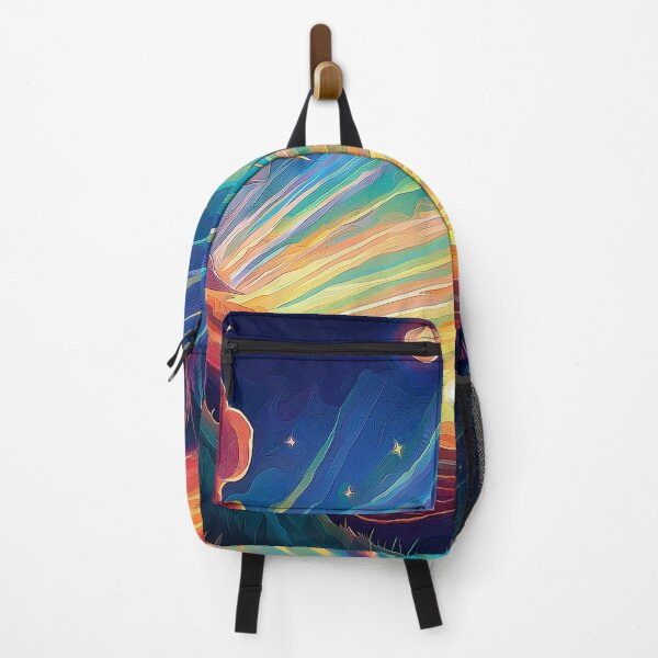 Item preview, Fantasy Dreamscape - Sun and Moon Digital Painting designed and sold by Fantasy Masterpiece.