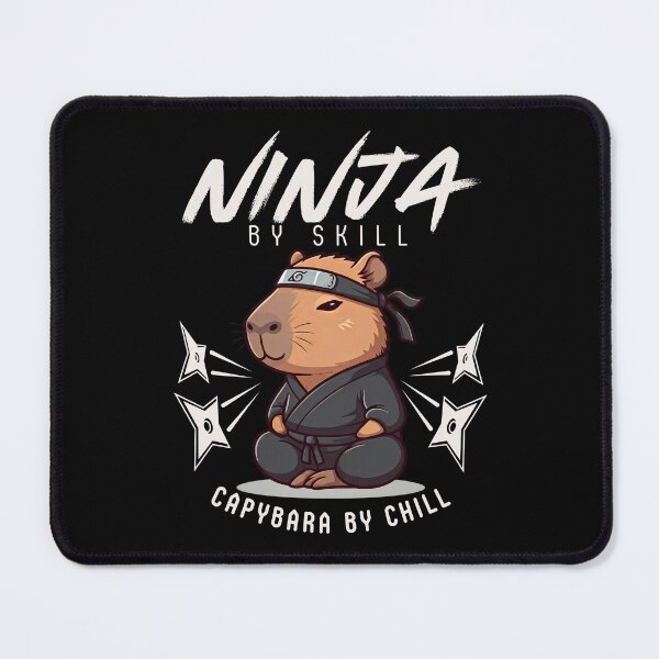 Item preview, Ninja By Skill, Capybara By Chill designed and sold by The magic Yellow bus.