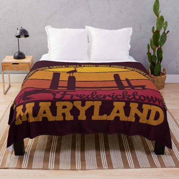 Item preview, Fredricktown Maryland Sunset Retro Local Pride Logo designed and sold by CRHPOD20.
