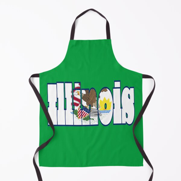 Item preview, Illinois Font with Illinoisan Flag designed and sold by Havocgirl.