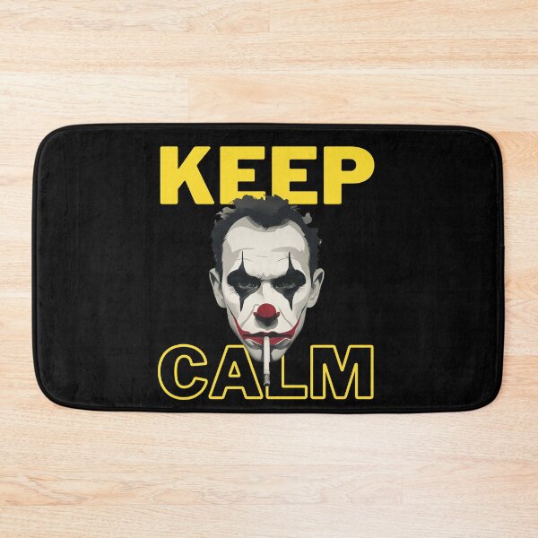 Item preview, Keep Calm Stylized Clown Face - Unique Flat 2D Art Design designed and sold by Colorful-Garden.