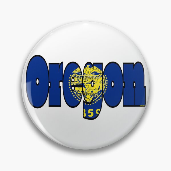 Item preview, Oregon Font with Oregonian Flag designed and sold by Havocgirl.