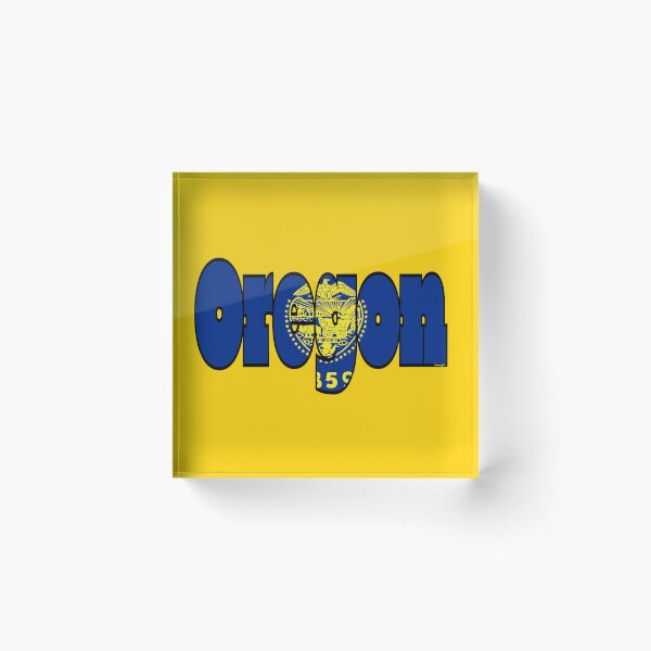 Item preview, Oregon Font with Oregonian Flag designed and sold by Havocgirl.