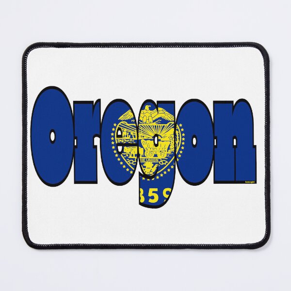 Item preview, Oregon Font with Oregonian Flag designed and sold by Havocgirl.