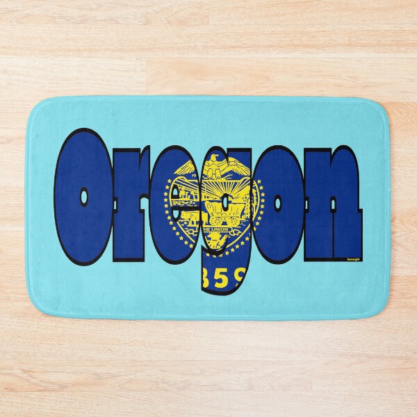 Item preview, Oregon Font with Oregonian Flag designed and sold by Havocgirl.