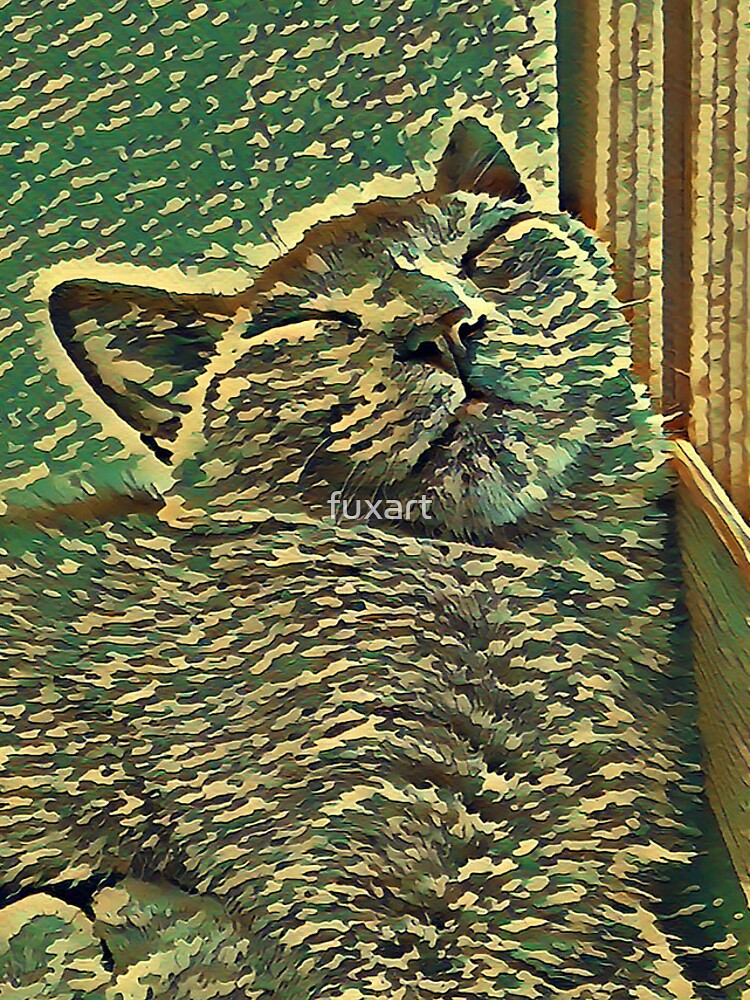Thumbnail 4 von 4, iPhone-Hülle, SCHLAFENDE KATZE designt und verkauft von fuxart.