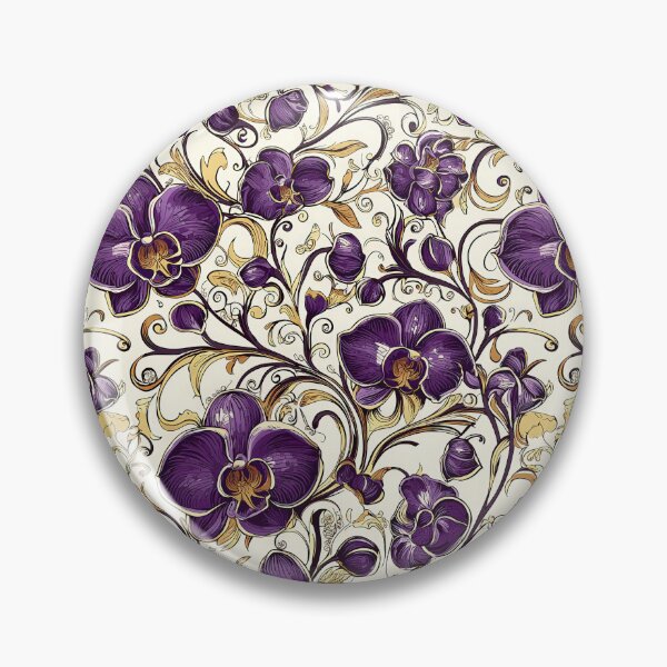 Item preview, Graceful floral designs featuring colorful orchid motifs designed and sold by Piotrek0001.