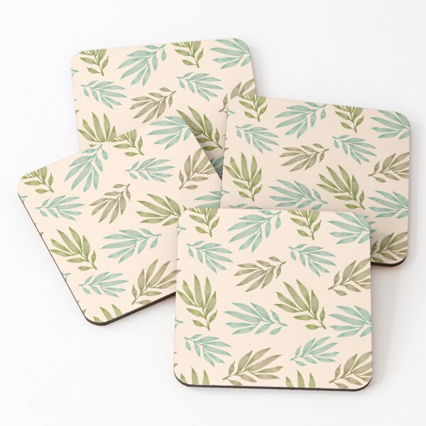 Item preview, Soft Tropical Leaves in Watercolor Hues designed and sold by zeelv.