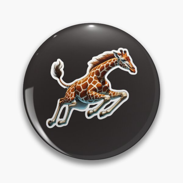 Item preview,  Sprinting Giraffe in Motion designed and sold by Wiredart.