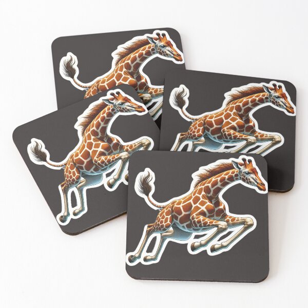 Item preview,  Sprinting Giraffe in Motion designed and sold by Wiredart.