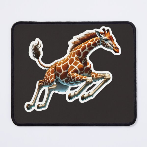 Item preview,  Sprinting Giraffe in Motion designed and sold by Wiredart.