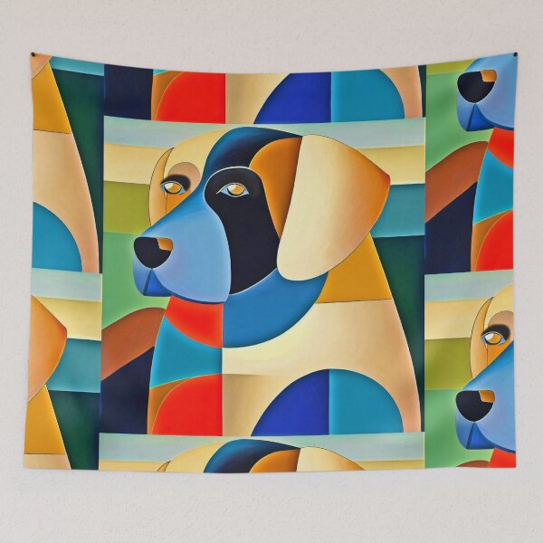 Item preview, Abstract painting labrador designed and sold by CristalleLisa.