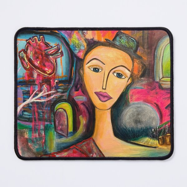 Item preview, A vibrant mix of bold colors, surreal elements, and expressive imagery.  designed and sold by Vee S.