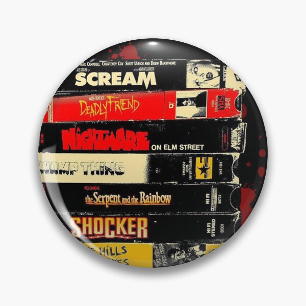 Item preview, VHS Horror movies: melancholy vision of 80s scary movies... designed and sold by milodesign.