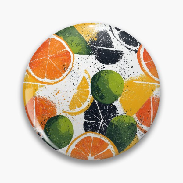 Item preview, Energetic citrus with artistic splashes and abstraction designed and sold by Piotrek0001.