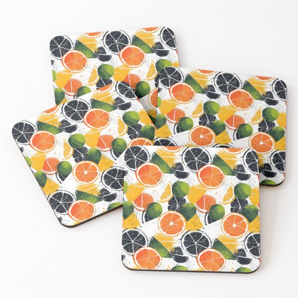Item preview, Energetic citrus with artistic splashes and abstraction designed and sold by Piotrek0001.