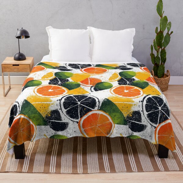 Item preview, Energetic citrus with artistic splashes and abstraction designed and sold by Piotrek0001.