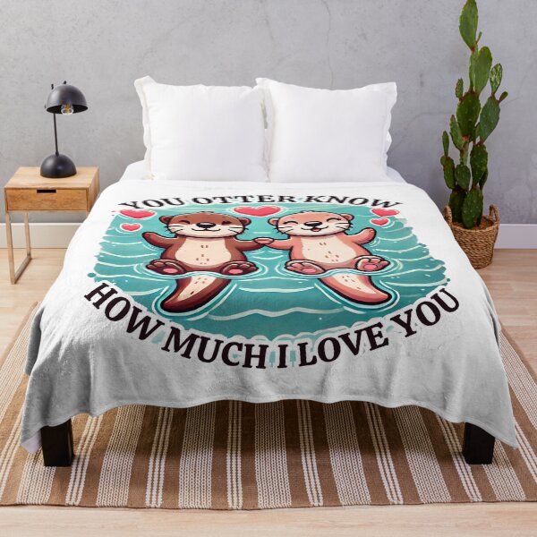 Item preview, "You Otter Know How Much I Love You" Adorable Otter Couple Design designed and sold by MigNetZ.