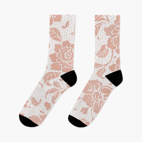 Item preview, Lace Floral Pattern Delicate Lacework Vintage Lace Design Floral Lace Motif Romantic Lace Pattern designed and sold by TolgaSal.