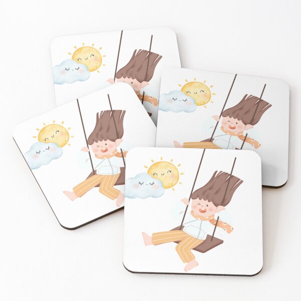 Item preview, Girl swinging on a swing designed and sold by giraffteee.
