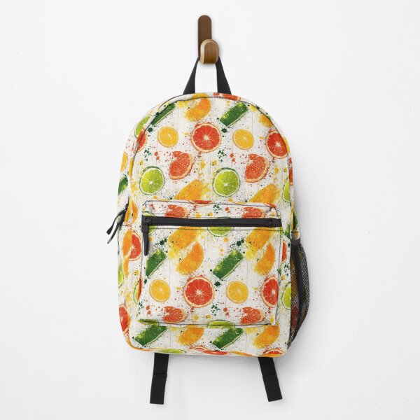 Item preview, Vibrant citrus fruits with abstract paint splashes designed and sold by Piotrek0001.