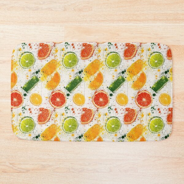 Item preview, Vibrant citrus fruits with abstract paint splashes designed and sold by Piotrek0001.