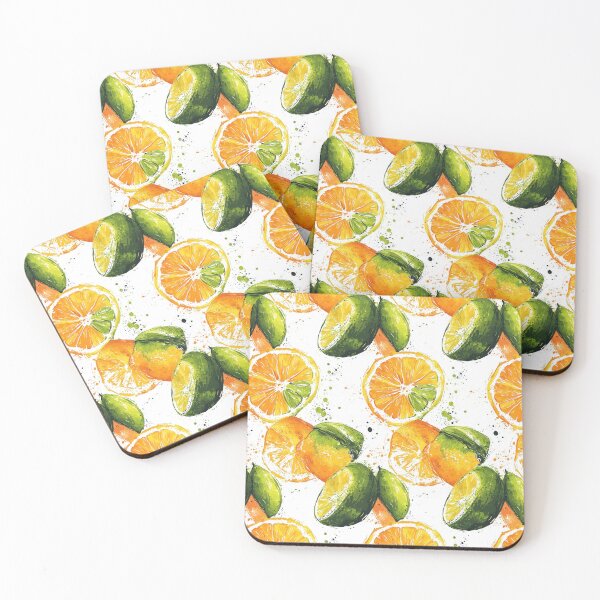 Item preview, Energetic orange and lime patterns with bold colors designed and sold by Piotrek0001.