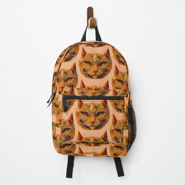 Item preview, Geometric Orange Cat designed and sold by Flower Magic .