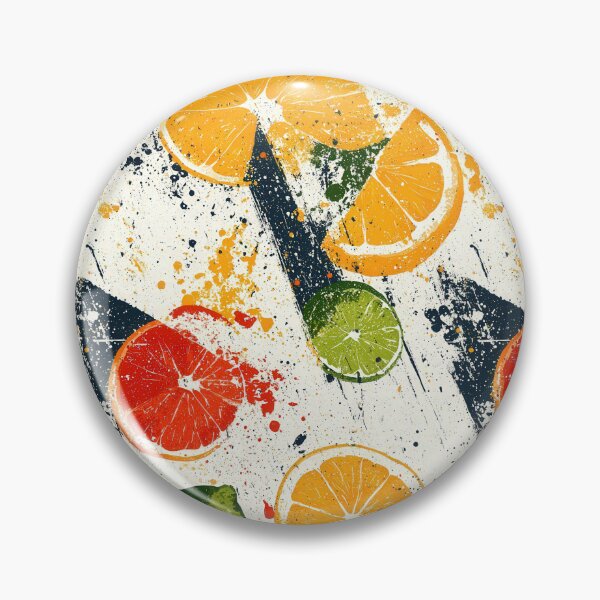 Item preview, Modern citrus-inspired art with dynamic designs designed and sold by Piotrek0001.