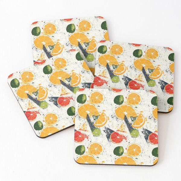 Item preview, Modern citrus-inspired art with dynamic designs designed and sold by Piotrek0001.