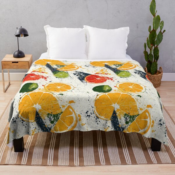 Item preview, Modern citrus-inspired art with dynamic designs designed and sold by Piotrek0001.
