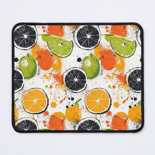 Item preview, Artistic orange and lime compositions with splashes designed and sold by Piotrek0001.