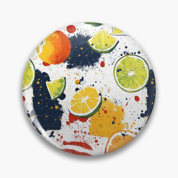 Item preview, Fresh fruit illustrations with vibrant abstract elements designed and sold by Piotrek0001.