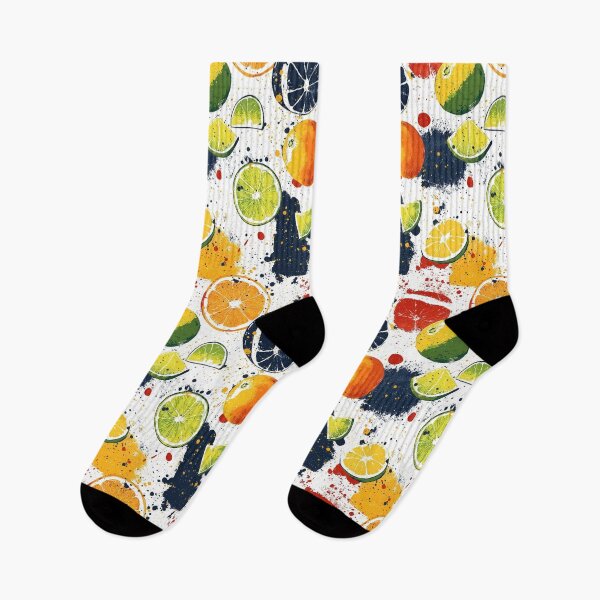 Item preview, Fresh fruit illustrations with vibrant abstract elements designed and sold by Piotrek0001.