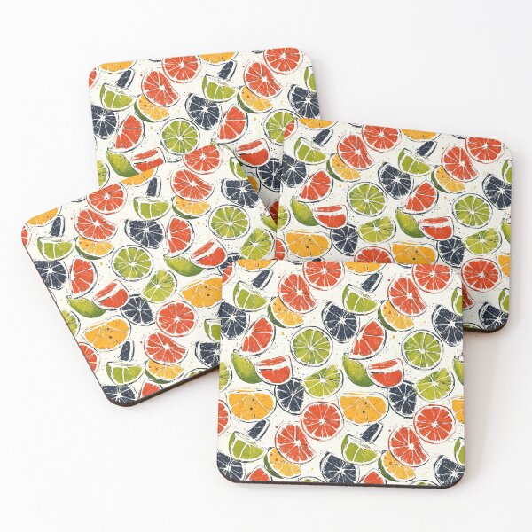 Item preview, Colorful citrus designs with bold artistic strokes designed and sold by Piotrek0001.
