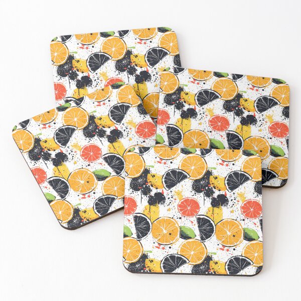 Item preview, Abstract orange and lime patterns with vivid tones designed and sold by Piotrek0001.