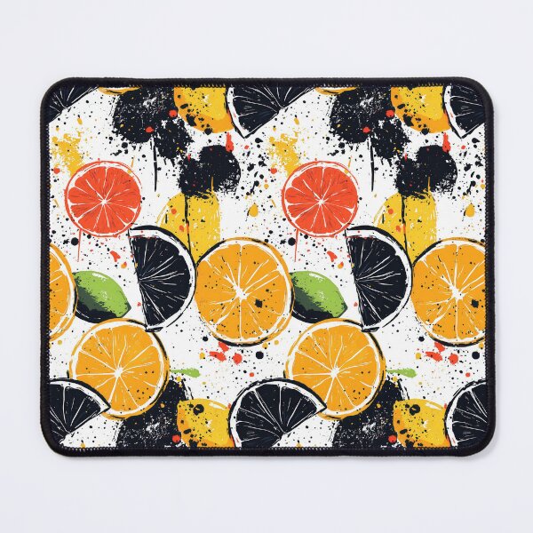 Item preview, Abstract orange and lime patterns with vivid tones designed and sold by Piotrek0001.