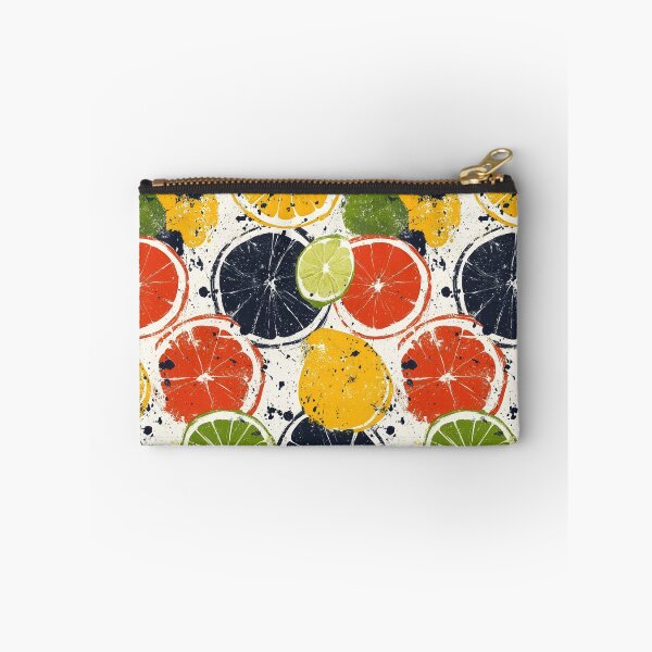 Item preview, Playful citrus art with splashes and textures designed and sold by Piotrek0001.