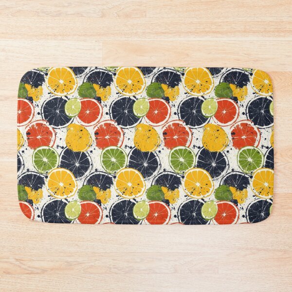 Item preview, Playful citrus art with splashes and textures designed and sold by Piotrek0001.