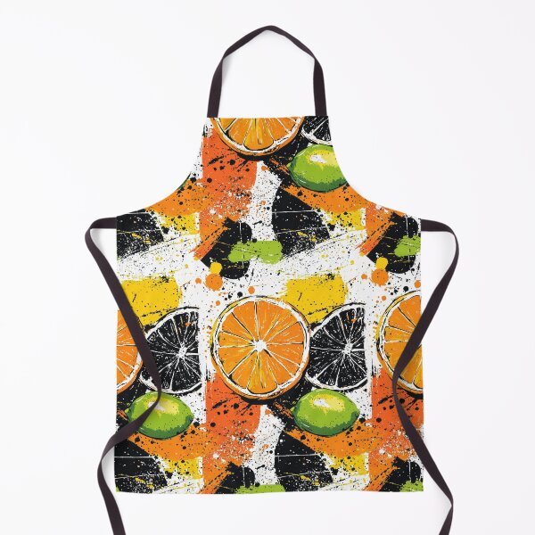 Item preview, Citrus-inspired modern art with vibrant splashes designed and sold by Piotrek0001.