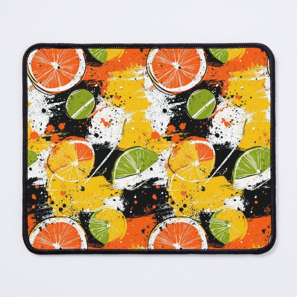 Item preview, Juicy orange and lime abstract fruit illustrations designed and sold by Piotrek0001.