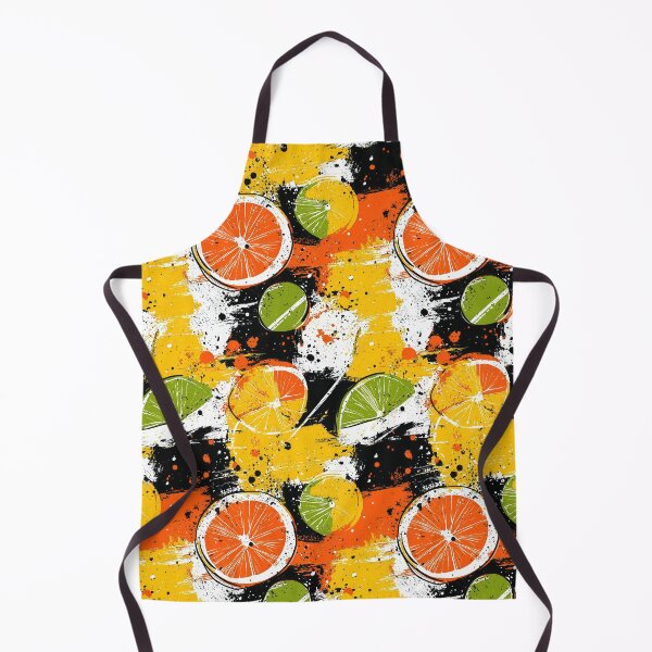 Item preview, Juicy orange and lime abstract fruit illustrations designed and sold by Piotrek0001.