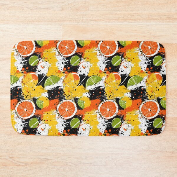 Item preview, Juicy orange and lime abstract fruit illustrations designed and sold by Piotrek0001.