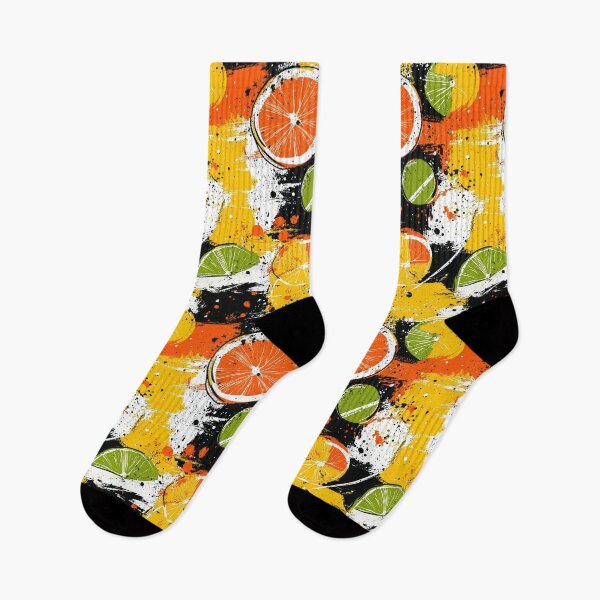 Item preview, Juicy orange and lime abstract fruit illustrations designed and sold by Piotrek0001.