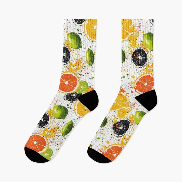 Item preview, Bright citrus designs with artistic paint accents designed and sold by Piotrek0001.