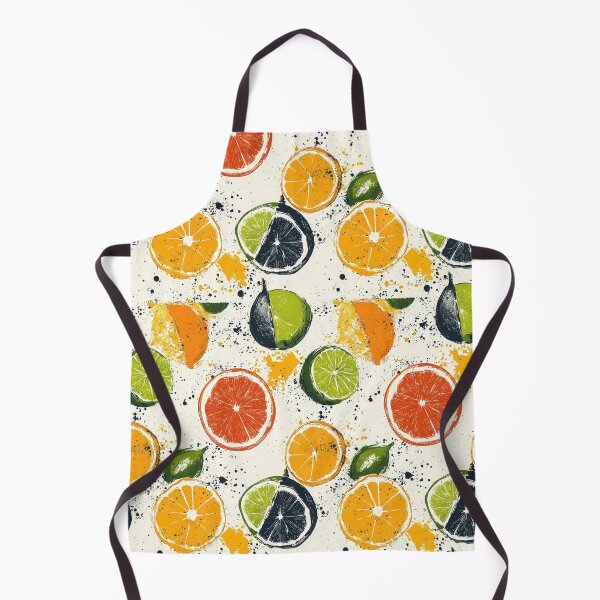 Item preview, Vivid orange and lime abstract fruit compositions designed and sold by Piotrek0001.